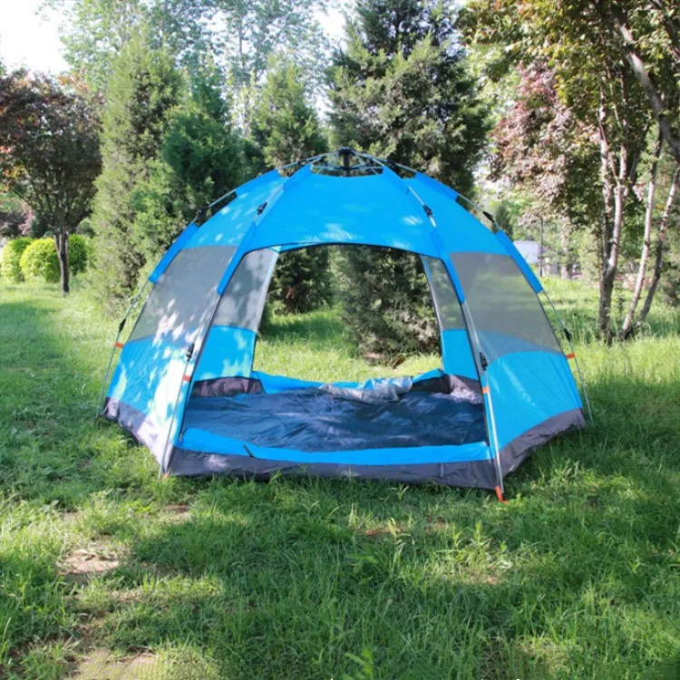 

6 Person Outdoor Rain-proof Camping Large Tent Family Tent for Holidays Traveling