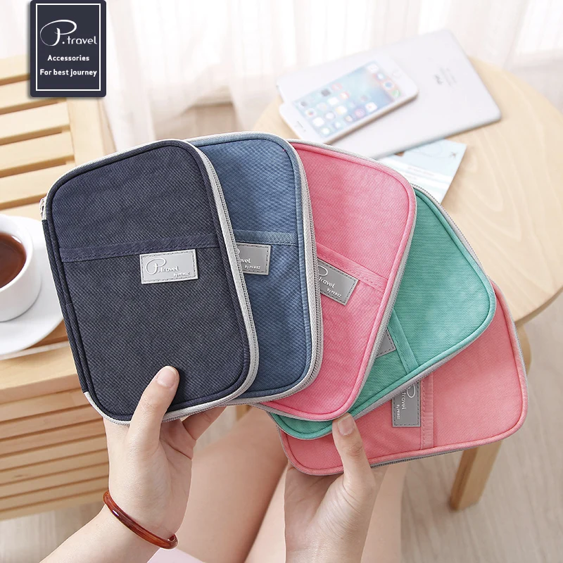 nylon passport wallet