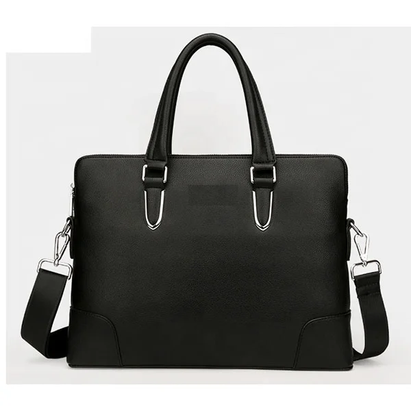 

JUNYUAN Office Business High Quality Genuine leather handbag,Briefcase,Laptop Bag For Men, Black,dark blue