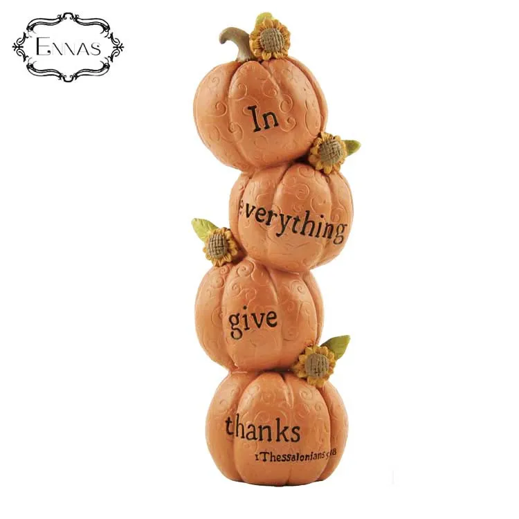 Custom made Mini artifical pumpkins Autumn harvest Thanksgiving party decorative resin crafts