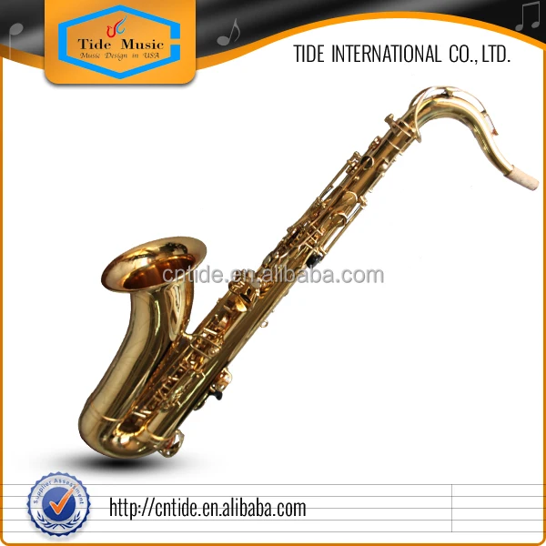 

High Grade Tenor Saxophone Gold Lacquer