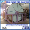 cow leather processing machine/leather round stainless steel milling drum/ leather milling drum/ automatic milling drum
