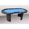 82 inch deluxe casino poker table led light