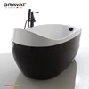 Economic price Rectangular comfortable luxury massage acrylic bath B25824W-1K