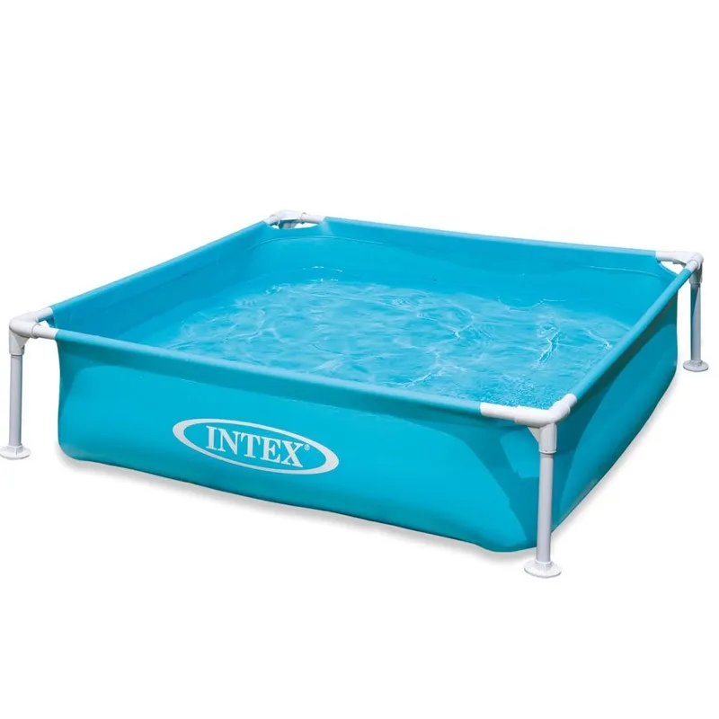 Wholesale INTEX 57173 Rectangle Kids Steel Blue Pool Mini Frame Children Swimming Pool