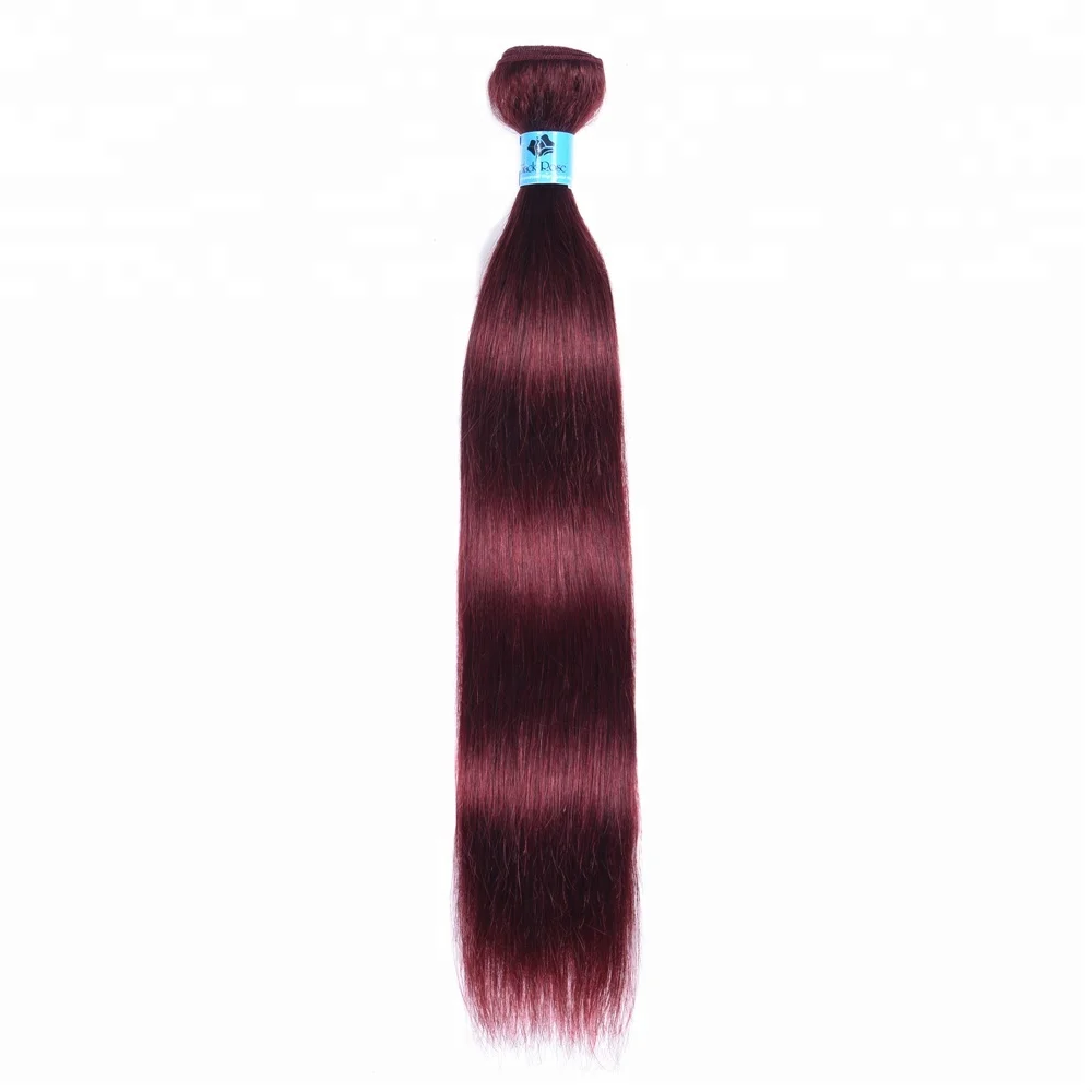 

Free Shipping Pre-colored Peruvian Hair 99j Burgundy Human Hair Extensions Wine Red Straight Hair Weave Bundles, Natural black;1#;2#;4#;27#;30#;33#;99j