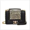 High Grade Rivet 2019 Fashion Diamond Pattern Single Shoulder bag women handbags