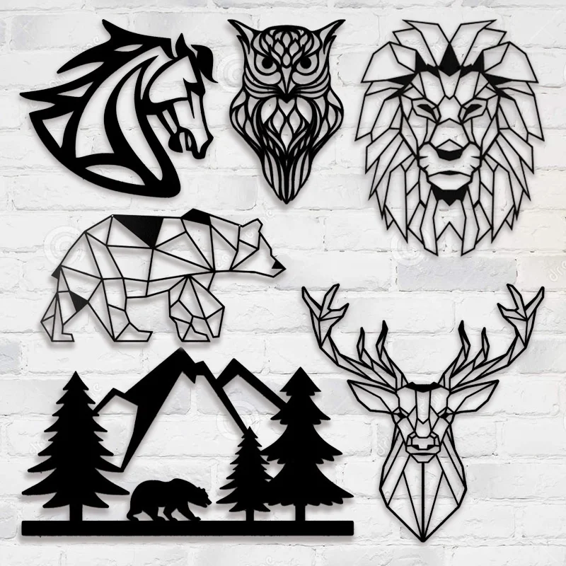 Custom decoration metal wall art  board laser cutting screen