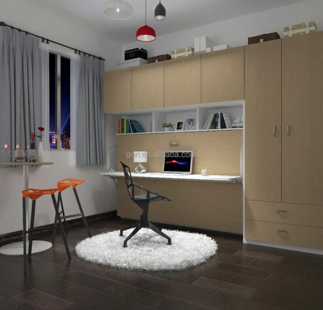 Cf126sz Automatic Folding Desk Modern Wall Bed For Study Room Buy Folding Desk Modern Wall Bed Automatic Modern Wall Bed Modern Wall Bed For Study Room Product On Alibaba Com