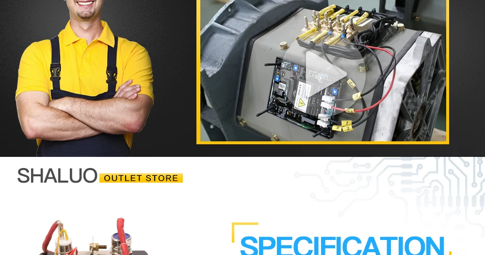 Diesel generator wave stabilizers avr three phase ac voltage regulator SAVRH-100A GAVR 100A