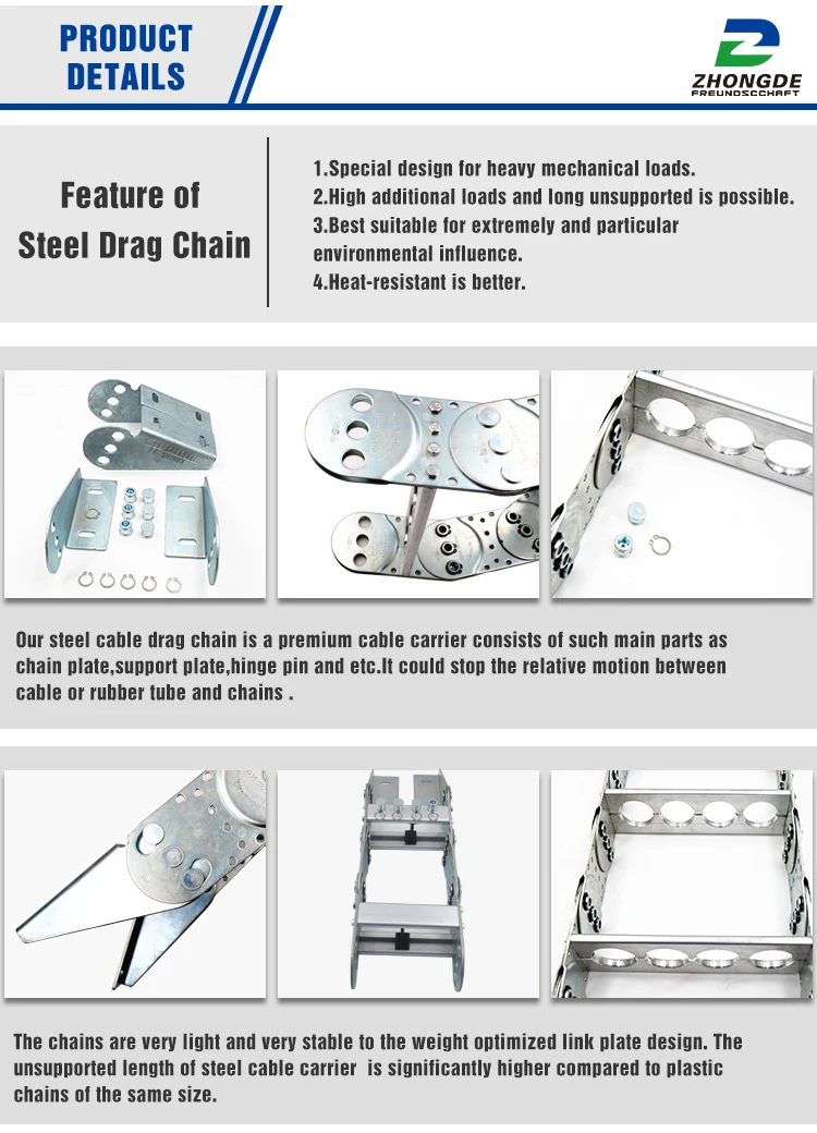 TL75 steel cable carrier drag chain| Alibaba.com