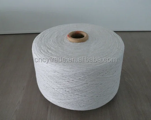 
factory producing regenerated cotton polyester bleach white 12/1 sock yarn 