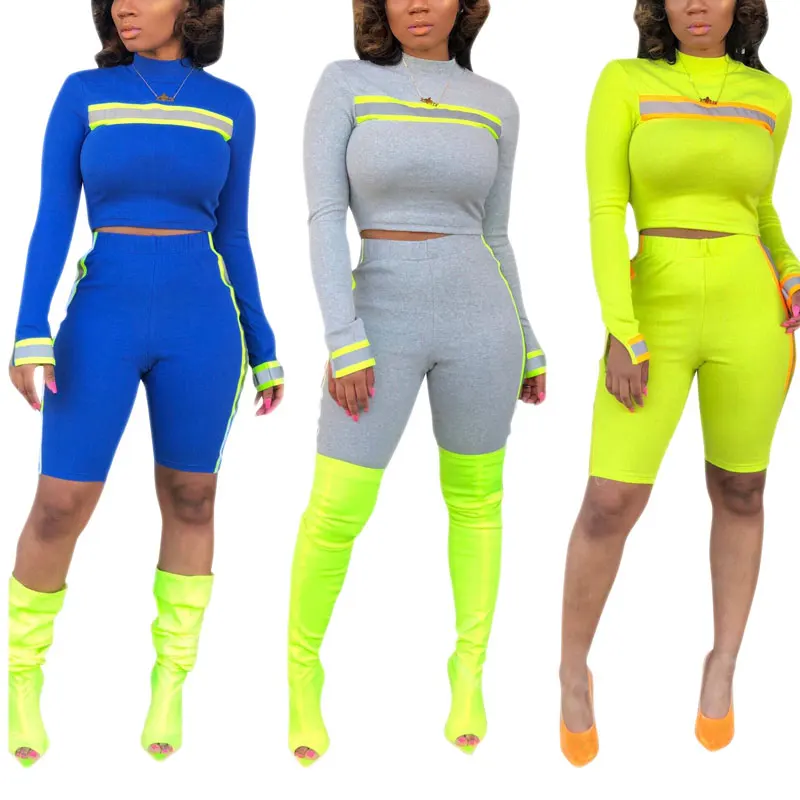 90305-MX3 cheap wholesale long sleeve suits short style skinny jumpsuit