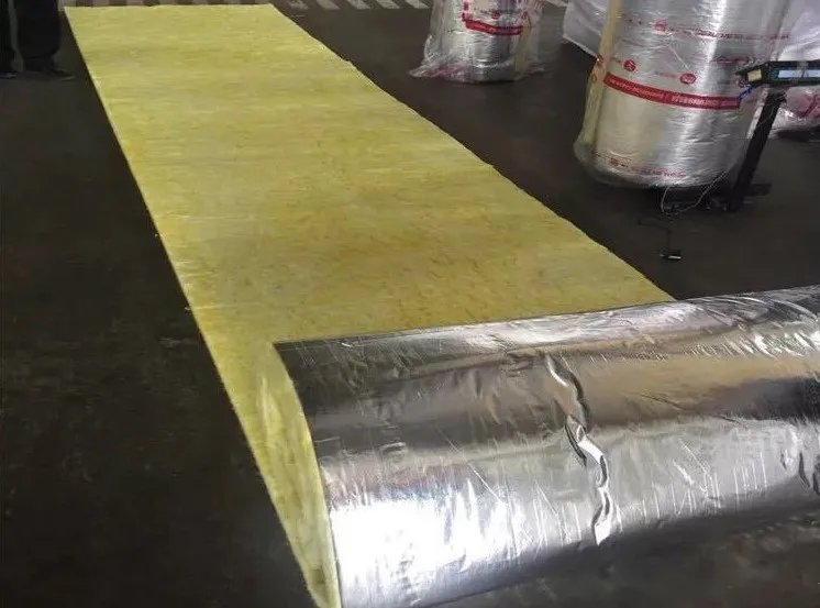 16kg 24kg 32kg Glass Wool Blanket With Aluminum Foil 25mm 50mm For Insulation Waterproof