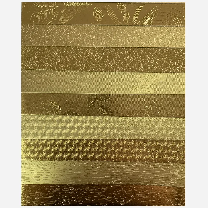 Gold Glossy Embossing Metallic Foil Paper For Chocolate Outside