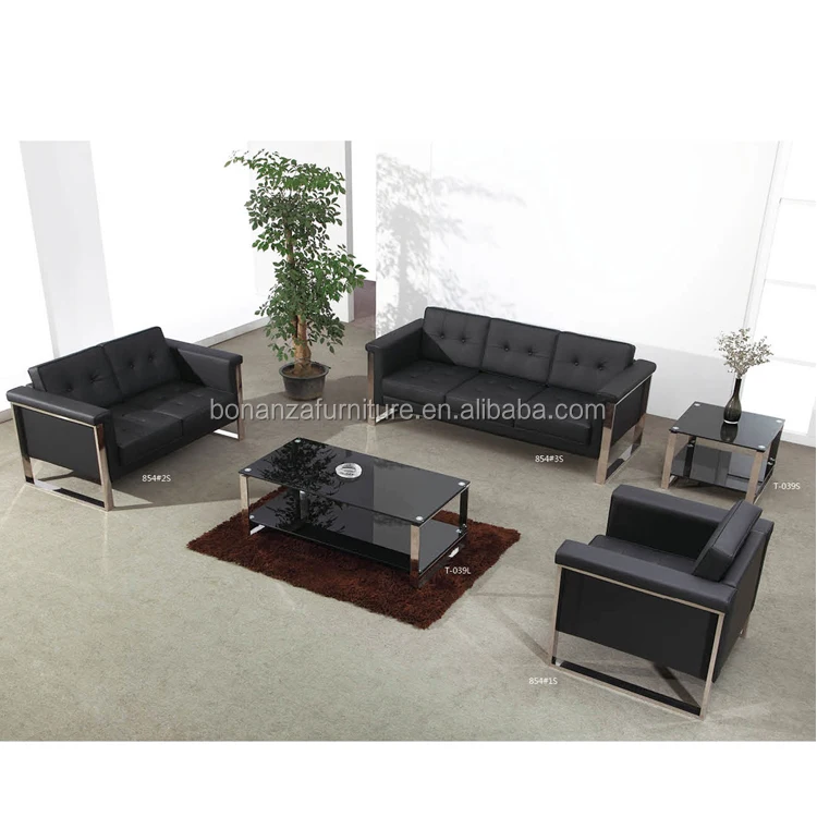 854#2019 made in china leather office lobby sofa furniture sofa for modern office