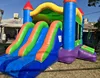 inflatable 2 in 1 castle combo inflatable jumping dry slide for sale