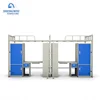 Latest design steel frame dormitory bed with study table/locker