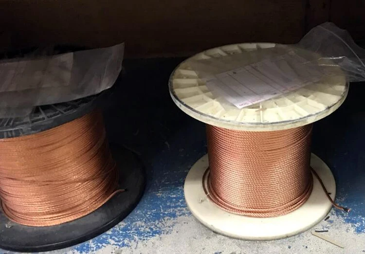 Bare Stranded Copper Wire - Buy Stranded Copper Wire,Braided Copper