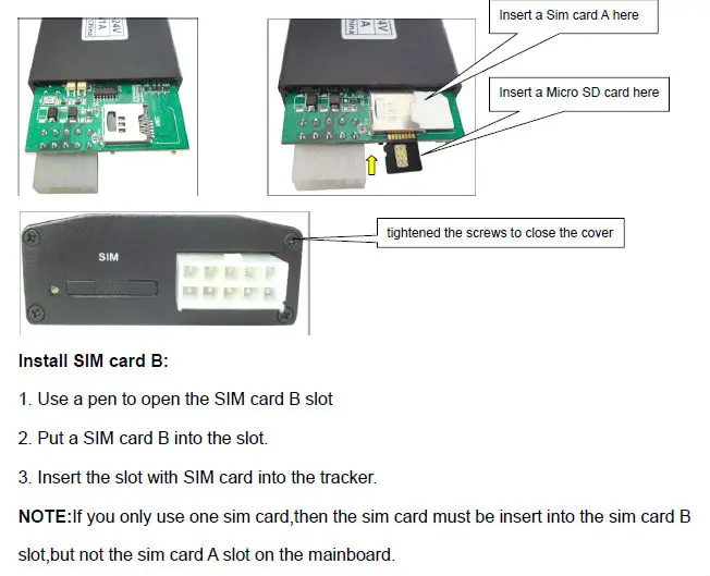 Как подключить сим карту в машине הכי חדש גרסת Gsm Gps Gprs רכב Tracker Tk103b Tk103-2 נגד גניבת מעקב פלטפורמה - B