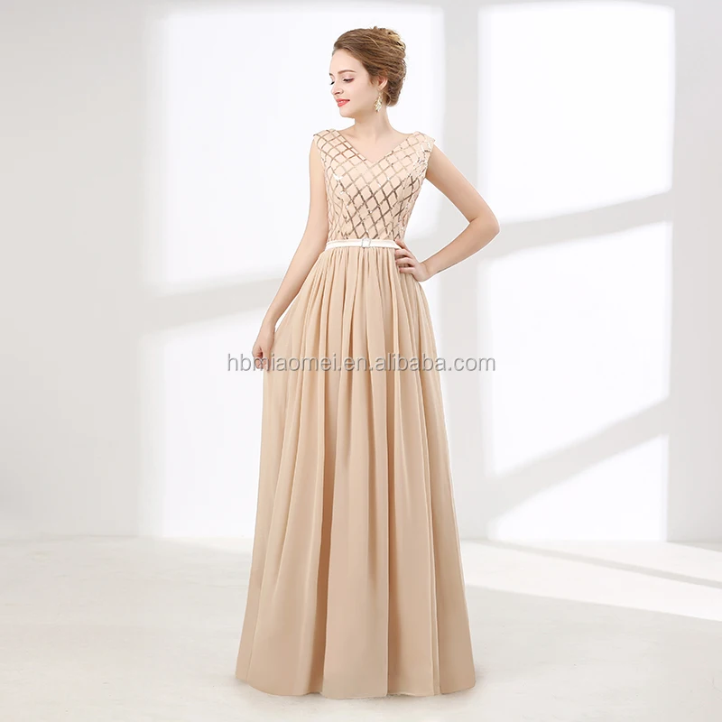 simple long gown design