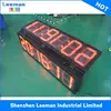 low price led digital wall clock display simple circuit board projects