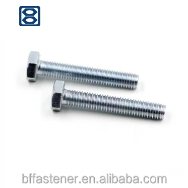
DIN933 flat head hex bolt m2 m3 m4 m6 m7 m8 m10 m12 m20 allen bolt 