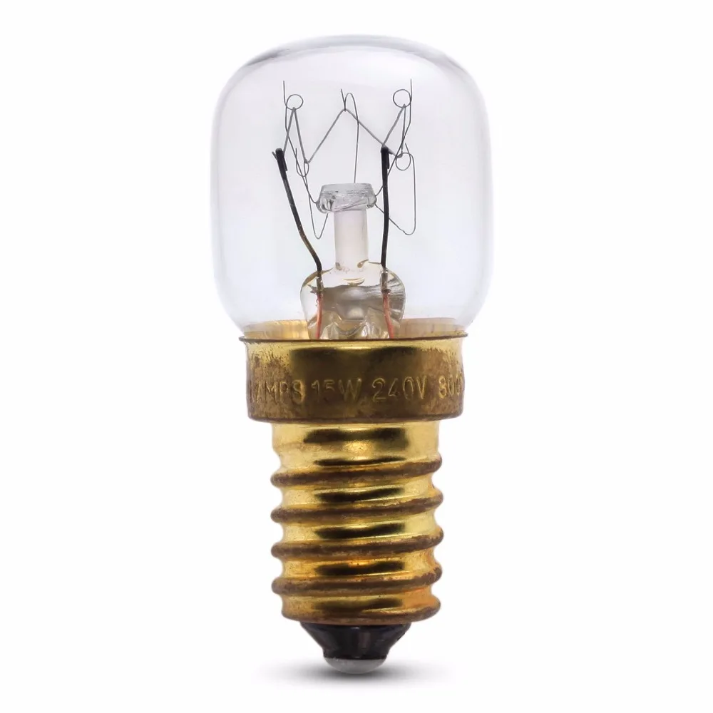 Oven Lamp Bulb T25 15W E14 Bulb Incandescent LED Light High Temperature