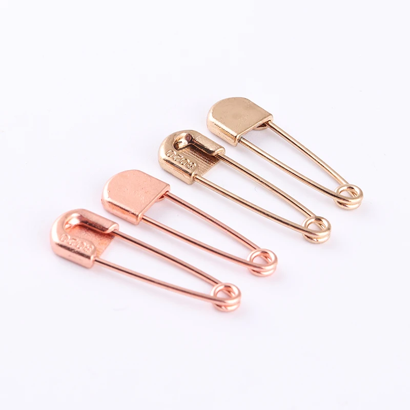 black brass small safety pins 000#