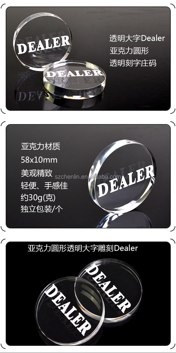 dealer button wholesale 50MM