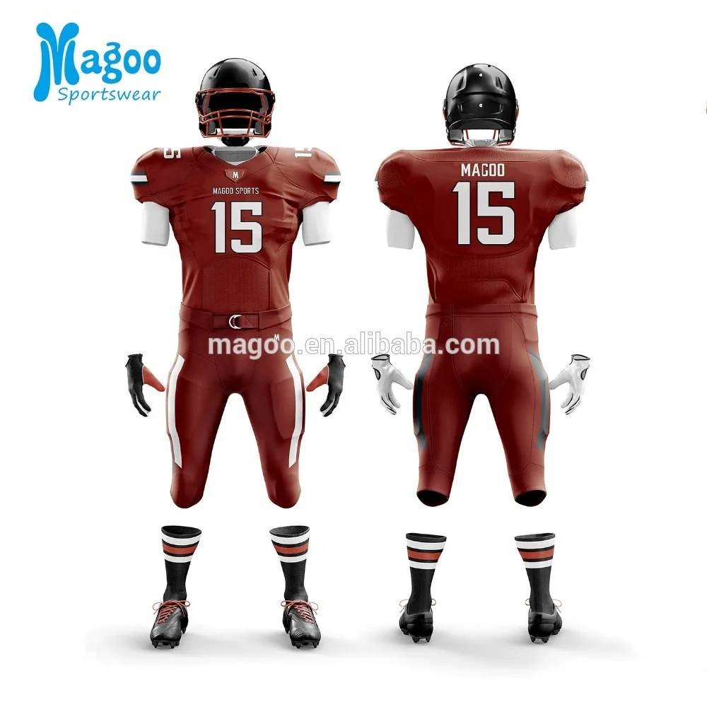 

2018 Sublimated / Embroidered latest design American Football Jersey, Customized