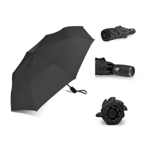 Image of Amazon hot selling 3 foldable automatic car umbrella shade business umbrella