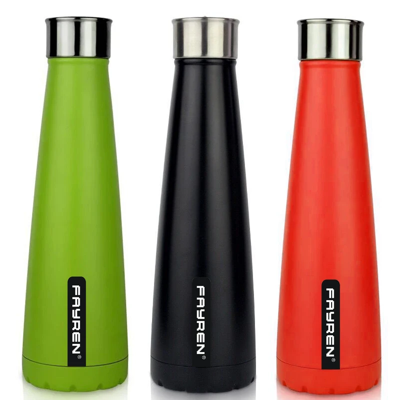 500ML 18 8 stainless steel day days metal orchid alkaline mercury vacuum water flask china keep hot and cold for 24 hours