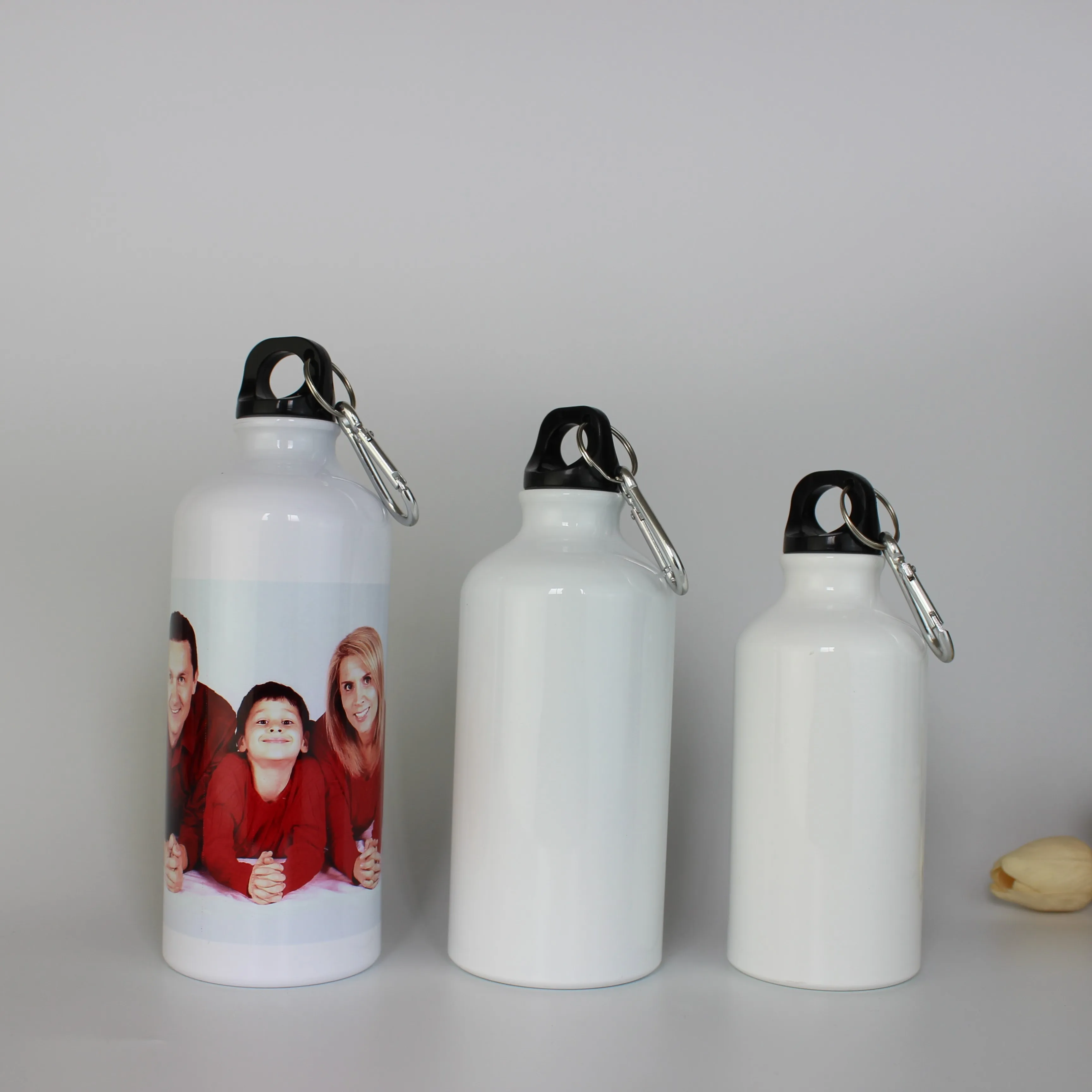 

Promotional Custom 400ml 500ml 600ml 750ml Travel Aluminum Stainless Steel Sports Water Bottle, Silver/white