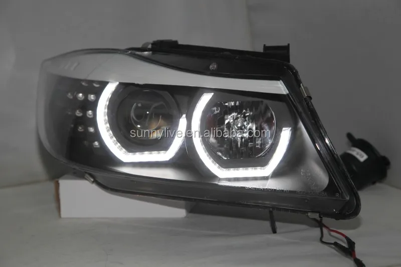 For BMW E90 330I 320I 318i led Angel Eyes headlight JY