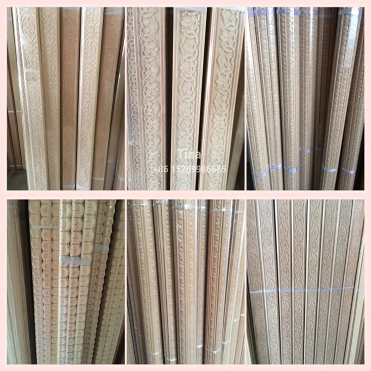 Carved decorative wood moulding