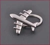 Creative Promotional Stereo Fadeless Metal Zinc Alloy Fighter Aircraft Plane Keychains