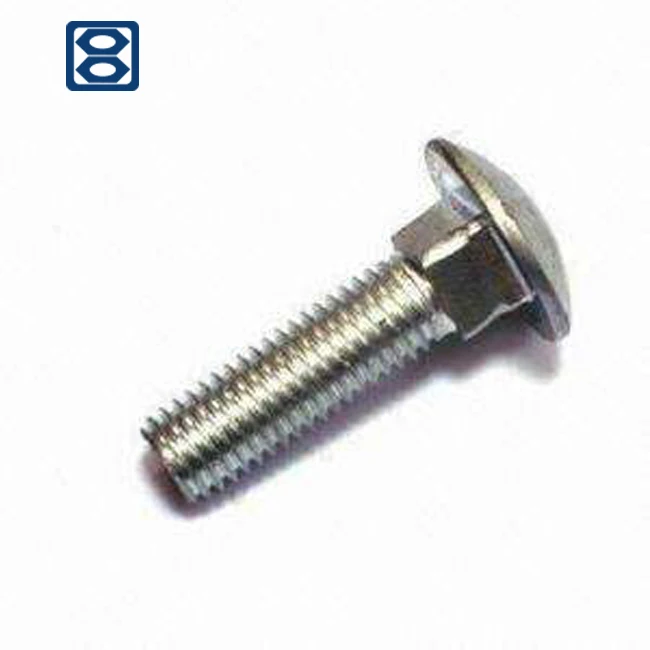 
BaFang full threaded carbon steel carriage bolts DIN603 