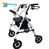 Wheel Walking Mobility Walker Rollator With Seat For Adult