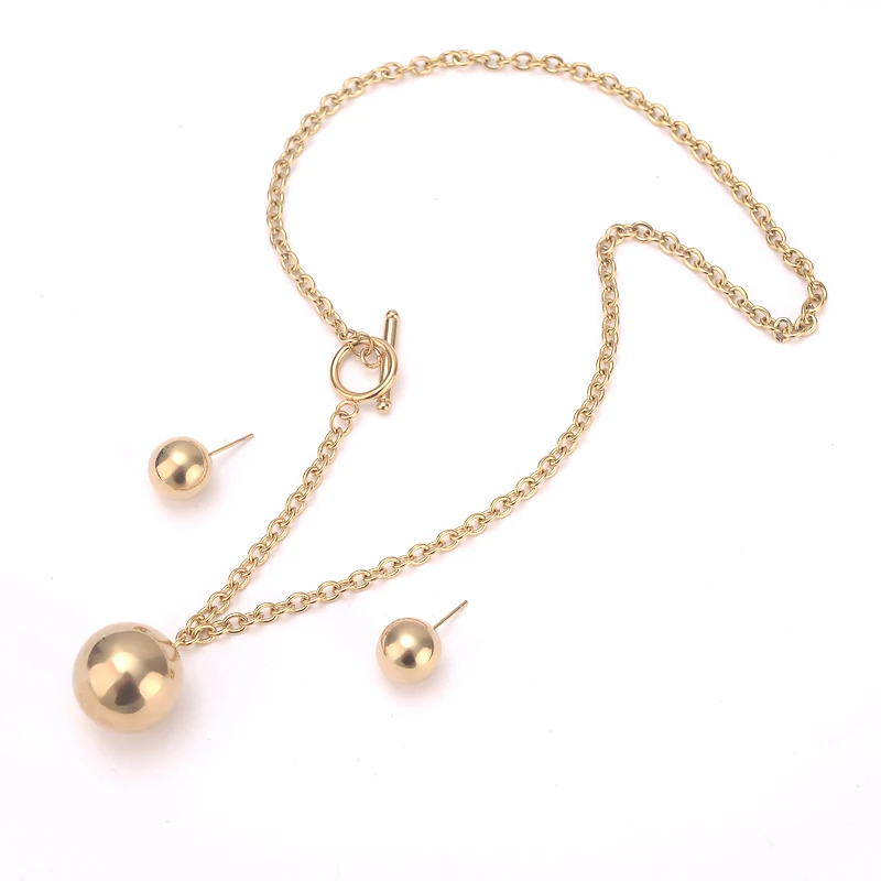 

Yiwu ruigang fashion jewelry 2021 18k gold plated jewelry sets women