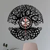 Big tree art creative vinyl wall clock