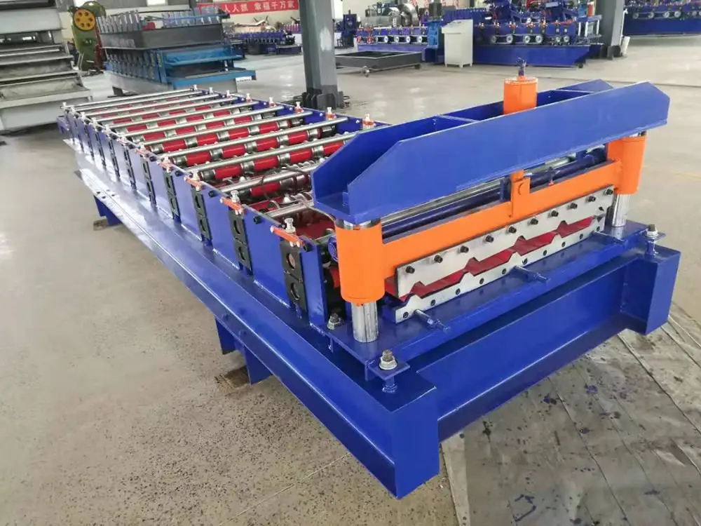 single layers iron Trapezoid Roof Tile Making Machine Colored Steel Roll Forming Machine