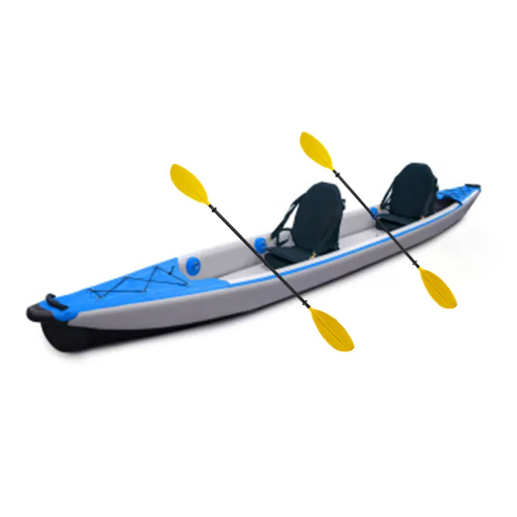 

Wholesale Price Full Drop Stitch Custom Double Kayak 2 Person Inflatable Kayak