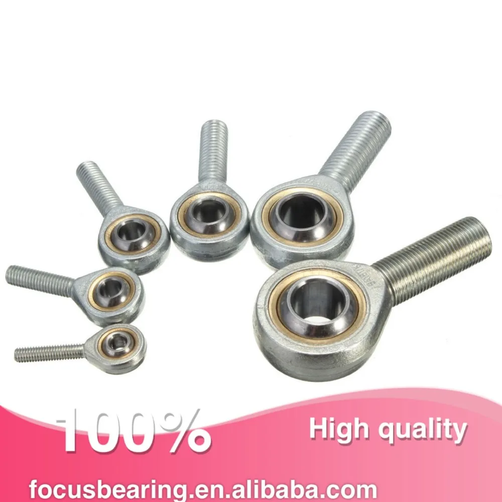 Right M6 Male Threaded Rod End Bearing Heim Rose Joint Mechanical Swivel