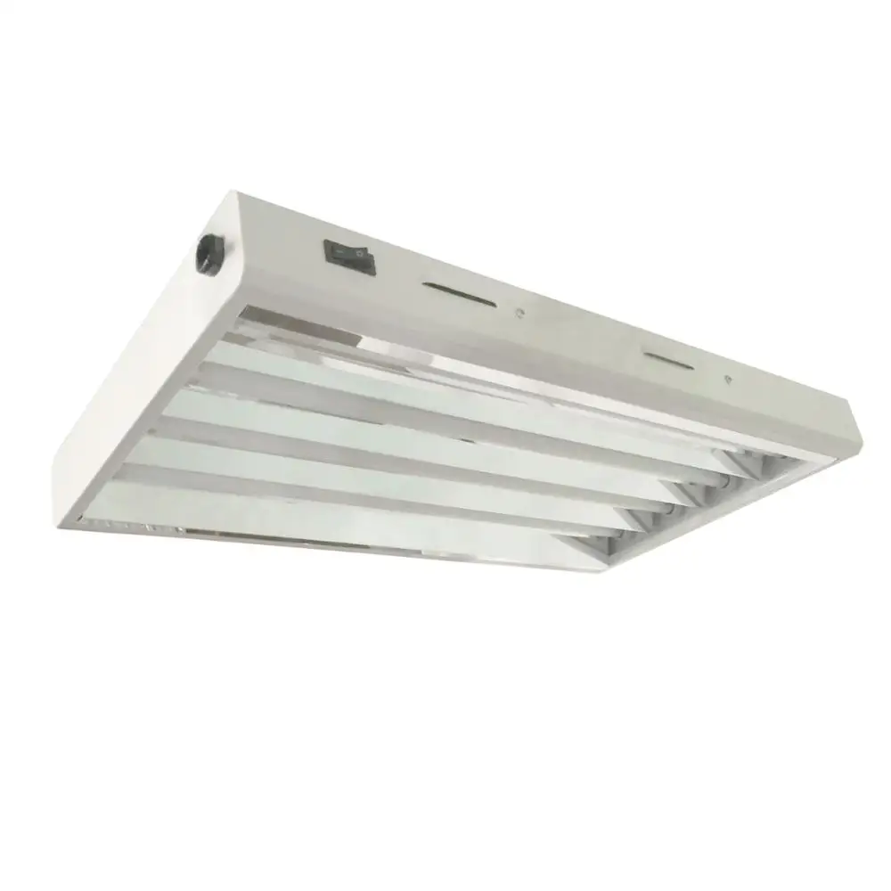 Hydroplanet T5 Fluorescent high quality T5 HO Fluorescent Hanging Grow Light Fixture grow light reflector