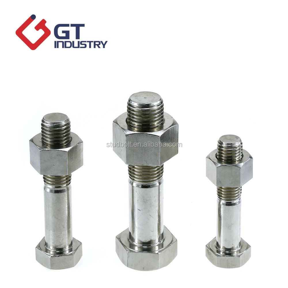 
High strength A2-70 Inch 304 stainless steel Hex bolts 