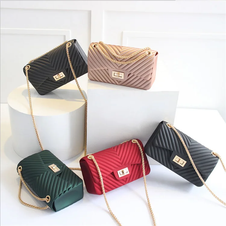 

2018 Mini Scrub Style Pvc Cosmetic Jelly Bag Women Handbag Supplier
