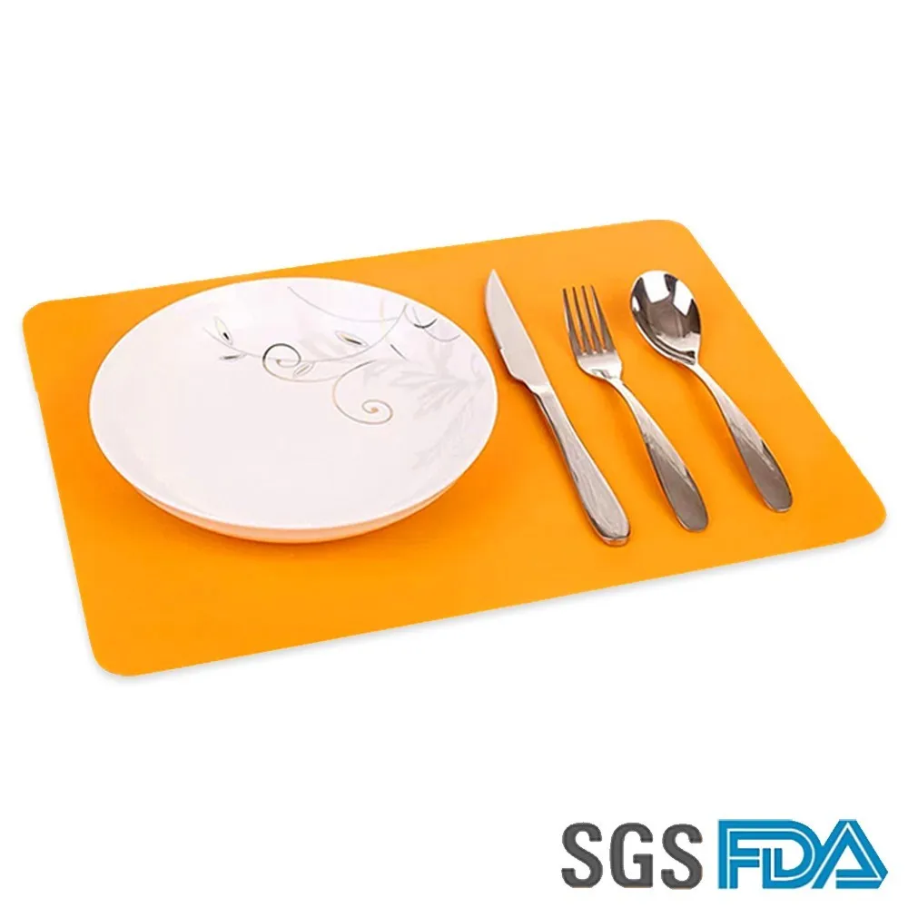 Colorful Waterproof Custom Printing Silicone Rubber Placemat Buy