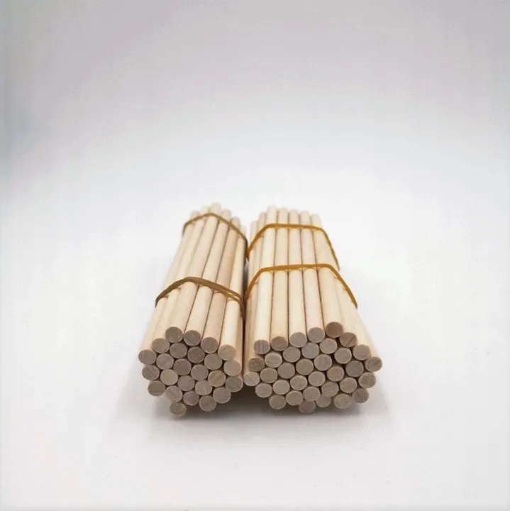 
Furniture parts wholesale birch material wooden stick craft high quality burlywood wooden sticks wooden dowel 