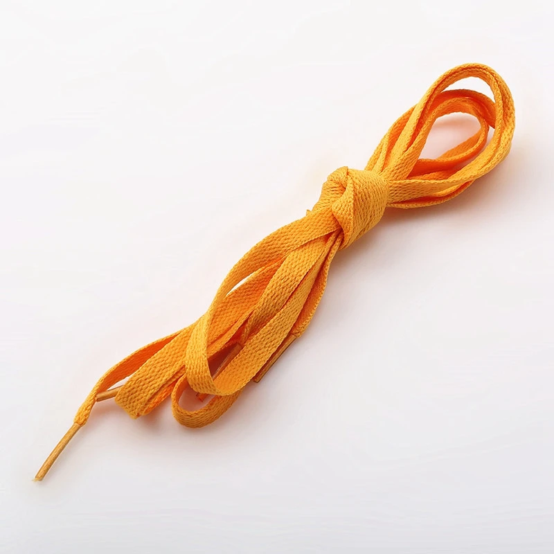 Low MOQ classic soft white flat shoe laces factory